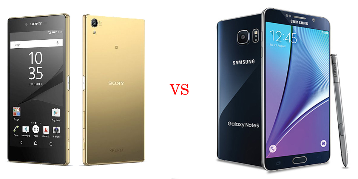 Sony Xperia Z5 Premium versus Samsung Galaxy Note 5 5